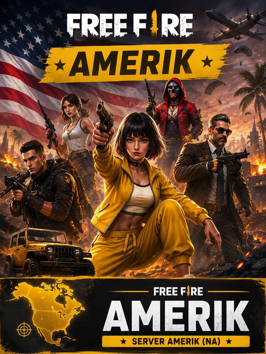 Free fire Amerik